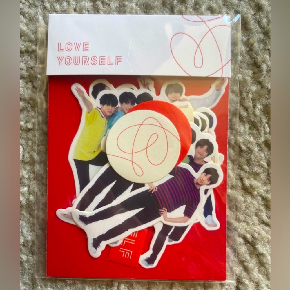 BTS Love Yourself Sticker Pack